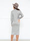 Платье-свитер серое | 6111801 | фото 3
