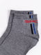 Шкарпетки темно-сірі з принтом | 6125491 | фото 3