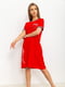 Сукня домашня червона з принтом | 6128793 | фото 2