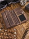 Гаманець коричневий із декором | 6129619 | фото 3
