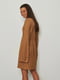 Сукня А-силуету світло-коричнева | 6131029 | фото 2