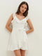 Сукня А-силуету біла | 6131048 | фото 4