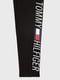 Легінси спортивні чорні із принтом | 6130960 | фото 3