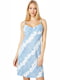 Сукня А-силуету блакитна в смужку | 6130998 | фото 2