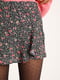 Чорні шорти з дрібними рожевими квіточками | 6133733 | фото 5