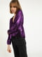 Блуза цвета фиолетовый металлик | 6133739 | фото 3