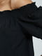 Блуза чорна з вишитими ромашками в тон | 6133740 | фото 5