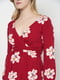 Сукня для вагітних червона в квітковий принт | 6134264 | фото 4