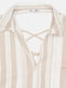 Блуза біла в смужку | 6134291 | фото 3