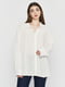 Блуза біла в горошок | 6134306