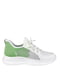 Кроссовки бело-зеленые | 6134611 | фото 3
