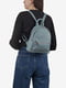 Рюкзак серо-голубой | 6135158 | фото 4