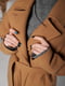 Пальто коричневое | 6135252 | фото 10