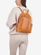 Рюкзак помаранчевий шкіряний | 6193681 | фото 4