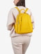 Рюкзак жовтий шкіряний | 6193684 | фото 4