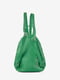 Рюкзак зелений шкіряний | 6193688 | фото 3