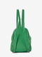 Рюкзак зелений шкіряний | 6193690 | фото 4
