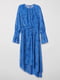 Сукня А-силуету синя | 6124089 | фото 3