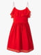 Платье А-силуэта красное | 6251844 | фото 3