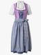 Платье А-силуэта серо-розовое с принтом | 6251860 | фото 3