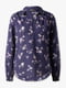 Блуза фіолетова з квітковим принтом | 6251874 | фото 4