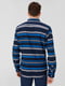 Рубашка темно-синяя в полоску | 6251953 | фото 2