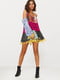 Платье А-силуэта комбинированной расцветки | 6252560 | фото 3