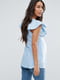 Блуза для вагітних блакитна | 6252613 | фото 2