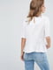 Блуза белая с цветочной вышивкой | 6252638 | фото 2