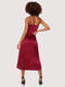 Платье А-силуэта бордовое | 6252649 | фото 2