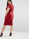 Платье-футляр красное | 6252654 | фото 2
