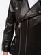 Куртка черная кожаная | 6081561 | фото 6