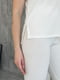 Легінси в рубчик білі | 6255825 | фото 8