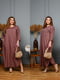 Жіноче довге плаття тканина софт розмір: 52-54, 56-58, 60-62, 64-66 моко, 52/54 | 6253092