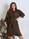 Жіноче плаття-сорочка тканина вельвет розмір: 52-54, 56-58, 60-62, 64-66 коричневий, 52/54 | 6253103 | фото 4