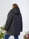 Жіноча демісезонна куртка плащівка на 100 синтепоні розмір: 52-54, 56-58, 60-62, 64-66 чорний, 52/54 | 6253133 | фото 3