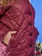 Жіноча демісезонна куртка плащівка на 100 синтепоні розмір: 52-54, 56-58, 60-62, 64-66 марсала, 52/54 | 6253142 | фото 2