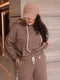 Жіночий спортивний костюм-двійка кофта штани двонитка розмір: 50-52, 54-56, 58-60 моко, 50/52 | 6253160 | фото 4