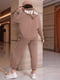 Жіночий спортивний костюм-двійка кофта штани двонитка розмір: 50-52, 54-56, 58-60 моко, 50/52 | 6253160 | фото 2