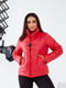 Жіноча демісезонна куртка плащівка на 150 синтепоні розмір: 48-50, 52-54, 56-58, 60-62 червоний, 48/50 | 6253185