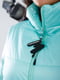 Жіноча демісезонна куртка плащівка на 150 синтепоні розмір: 48-50, 52-54, 56-58, 60-62 м'ята, 48/50 | 6253186 | фото 3