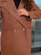 Жіноче пальто з поясом тканина кашемір розмір: 48-50, 52-54, 56-58 моко, 48/50 | 6253203 | фото 4