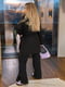 Жіноче пальто з поясом тканина кашемір розмір: 48-50, 52-54, 56-58 чорний, 48/50 | 6253204 | фото 3
