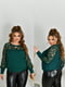 Жіноча блузка ошатна вставки гіпюр розмір: 52-54, 56-58, 60-62, 64-66 зелений, 52/54 | 6253213