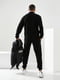 Чоловічий весняний спортивний костюм-трійка батнік + штани + жилет двонитка розміри: 48, 50, 52, 54 чорний, 48 | 6253219 | фото 3