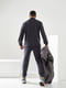 Чоловічий весняний спортивний костюм-трійка батнік + штани + жилет двонитка розміри: 48, 50, 52, 54 сірий, 48 | 6253220 | фото 4