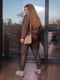 Жіночий костюм брючний двійка кофта вільного фасону + лосини розмір: 46-48, 50-52, 54-56, 58-60 | 6253226 | фото 3