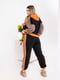 Жіночий спортивний костюм-батазинка-штани розмір: 48-50, 52-54, 56-58, 60-62 чорний, 48/50 | 6253231 | фото 2