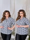 Жіноча класична блузка тканина супер софт розмір: 52-54, 56-58, 60-62, 64-66 бежевий, 52/54 | 6253309 | фото 5