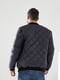 Чоловіча демісезонна куртка плащівка на 150 синтепоні розмір: 48, 50, 52, 54 синій, 48 | 6253312 | фото 4